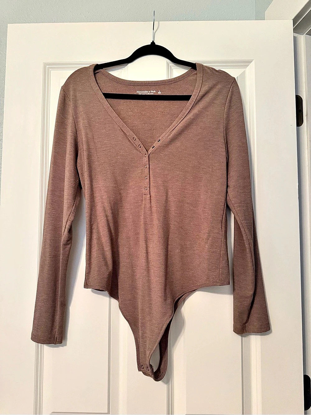 Abercrombie & Fitch SoftAF Long-Sleeve Henley Bodysuit BUNDLE
